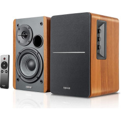 Edifier R1280Ts Amplification Speaker - 2.0 Stereo aktīvā tuvfrekvences skaļruņa - studijas monitora skaļrunis - 42 W RMS ar zemfrekvences skaļruņa izvadi - koka korpuss, brūns