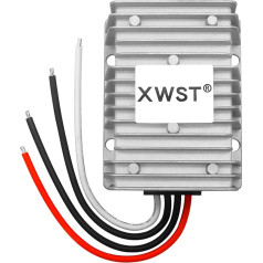 XWST Blue Shell DC 12 V līdz 24 V sprieguma pārveidotājs 15 A 360 W automašīnas barošanas avota pārveidotājs Transformatora adapteris DC 10-23 V Wide Input