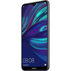 HUAWEI Y7 2019 Dual SIM viedtālrunis 15,9 cm (6,26 collas) (4000 mAh akumulators, 32 GB iekšējās atmiņas, 3 GB RAM, Android 8.0), viedtālrunis, Midnight Black