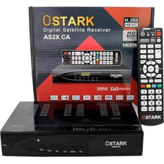 Ostark AS2X CA digitālais satelīta uztvērējs FTA DVB S2 S S2X DVBS2 HDMI FHD 1080P FTA H265 USB WiFi WiFi RJ45 iekļauts