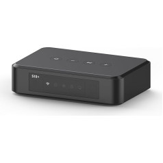 Arylic S10+ bezvadu audio uztvērējs, multiroom stereo ar SPDIF izeju, WiFi un Bluetooth mūzikas straumētājs, straumē bezzaudējumu HD mūziku no Spotify, Amazon Music, Tidal u. c. Atbalsta AirPlay.