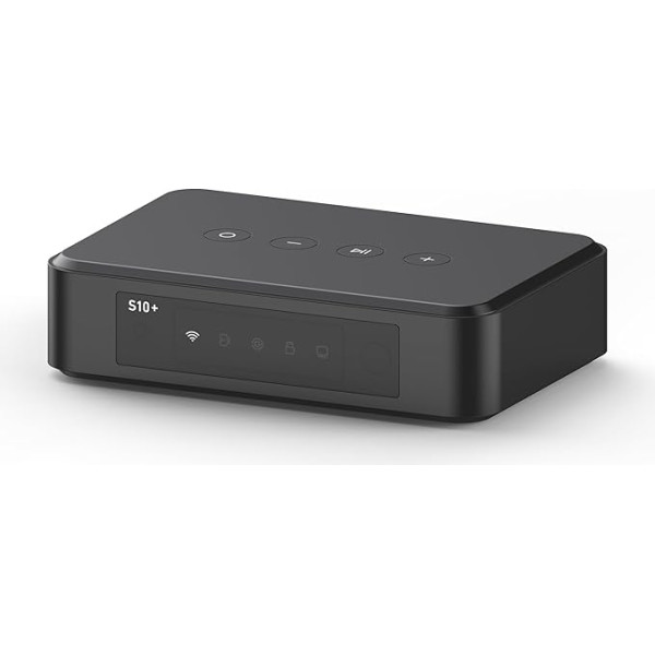 Arylic S10+ bezvadu audio uztvērējs, multiroom stereo ar SPDIF izeju, WiFi un Bluetooth mūzikas straumētājs, straumē bezzaudējumu HD mūziku no Spotify, Amazon Music, Tidal u. c. Atbalsta AirPlay.