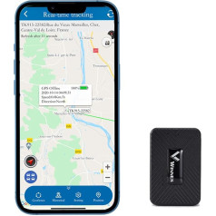 Winnes GPS Tracker Mini Portable App / Web reāllaika izsekošana / Dažādi trauksmes signāli / Ģeofence / Maršruta vizualizācija Universāls GPS Tracker Velosipēdu auto bērniem TK913