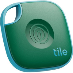 Tile by Life360 Mate (2024) - Bluetooth meklētājs, atslēgu un priekšmetu meklētājs atslēgām, somām un citiem priekšmetiem. Tālruņa meklētājs. iOS un Android saderīgs. Tālruņa meklētājs. 1 iepakojums (Green Surf)