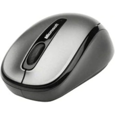 Microsoft Wireless Mobile Mouse 3500 (Maus, Lochnes, kabellos, für Rechts- und Linkshänder geeignet), grau