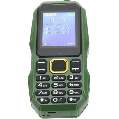 Sxhlseller Senioru mobilais tālrunis, 2G senioru mobilais tālrunis ar lielu pogu, atbloķēts, ar 1,8 collu LCD ekrānu, ārējo lukturīšu atbalsts, radio, divu karšu dual standby mobilais tālrunis bērniem