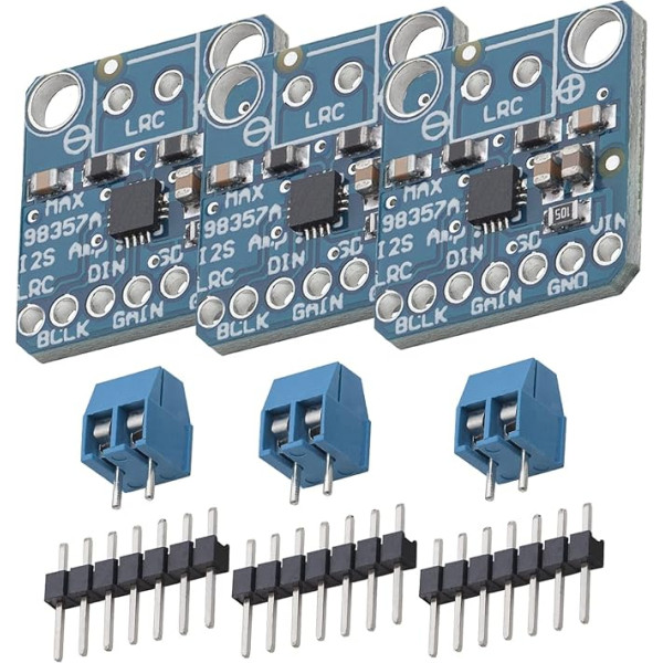 AZPiegāde 5x I2S 3W D klases pastiprinātāja breakout MAX98357A [ADA3006]