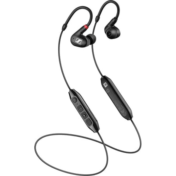 Sennheiser IE 100 2-in-1 vadu un bezvadu austiņas - melnas