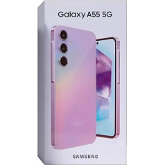 Samsung Galaxy A55 5G, Dual, 128GB, 8GB RAM, Awesome Lilac, A556BLVAEUB, melns