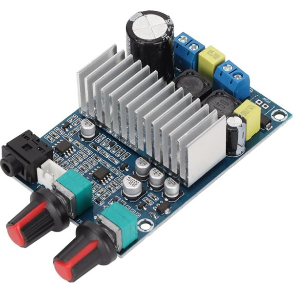 Bewinner Digital Amplifier Board, TPA3116D2 profesionāla jaudas pastiprinātāja plate, zemfrekvenču pastiprinātāja modulis ar 100 W basa jaudu, audio stereo pastiprinātāja plate DIY skaļrunim