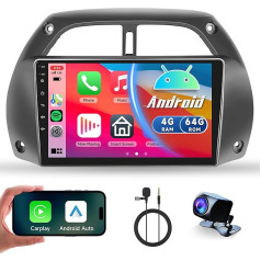 4G + 64G Android 13 Auto radio 2 DIN Toyota RAV4 2001-2006