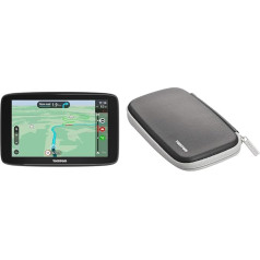 TomTom GO Classic navigācijas ierīce (6 collas) un Classic aizsargvāciņš visiem 6 collu displeja modeļiem (piemēram, TomTom GO, Start, Via, GO Basic, GO Essential, GO Premium, Rider)