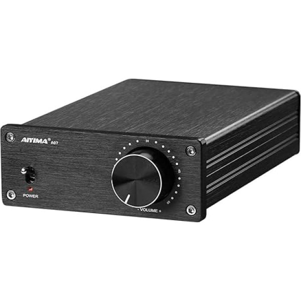 AIYIMA A07 TPA3255 Mini jaudas pastiprinātājs 2.0 kanālu 300W x 2 HiFi Stereo Digitālais audio pastiprinātājs D klases skaņas pastiprinātājs pasīvajam skaļrunim Mājas audioaparāts