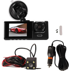 Dash Cam priekšējā aizmugurējā 170° platleņķa 1080p Full HD Dash kamera Nakts redzamība WDR Accident Lock Loop Recording Parking Monitor