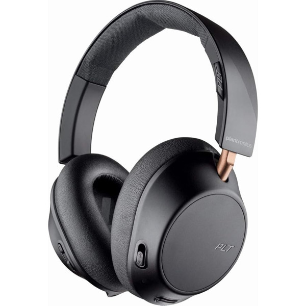 Plantronics BACKBEAT GO 810 Bluetooth-Überkopf Kopfhörer, Memory Foam, Over-Ear Graphite Schwarz