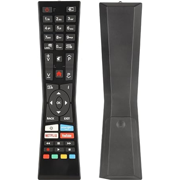 Tālvadības pults RM-C3337 Saderīgs ar JVC 4K UHD TV LT-49K790 LT-32VF52M LT-40VF52M LT-32VH52M LT-32VH52M LT-43VU63M LT-49VU63M LT-49VU73M Rezerves pults ar PrimeVideo NETFLIX YouTube Anti