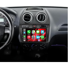 [2+32G] SIXWIN Android 13 auto radio priekš Ford Fiesta Mk5 2002-2008 Radio ar Carplay Android Car, 9 collu kapacitatīvs skārienjūtīgais ekrāns ar WiFi GPS Bluetooth FM/RDS USB Mirrorlink + Canbus