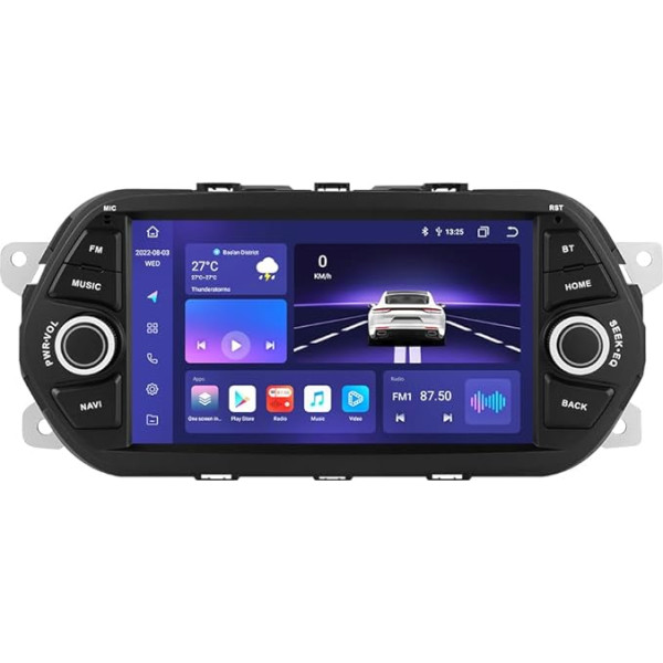 hizpo Android 12 7 collu autoradio Fiat Egea 2015-2017, 8-core 4G 32G GPS navigācija Fiat Egea radio ar Wireless CarPlay Android Car Bluetooth DAB WiFi 4G Mirror Link FM