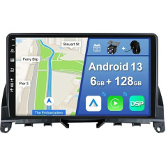 YUNTX [6GB+128GB] Android 12 auto radio priekš Benz C klases | W204 C200 C230 C250 (2008-2010) [Iebūvēts CarPlay/Android Car/DSP/GPS] 9 collu IPS 2.5D kamera + MIC-DAB. /Mirror Link/Bluetooth 5.0/360 kamera