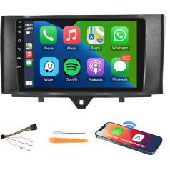 Podofo Carplay auto radio Mercedes-Benz Smart 2011-2015, 9