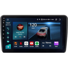 JUNHUA Android 13 8-core Radio priekš Audi A3 8P S3 RS3 8P7 8VS 8PA Stereo 4+64GB Auto Radio GPS Navigācija Sat NAV Auto Radio Bezvadu Carplay Android Auto Bluetooth 4G LTE WiFi