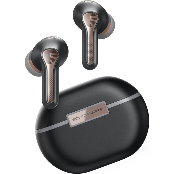 SoundPEATS Capsule3 Pro Bluetooth austiņas Hi-Res Audio austiņas ar LDAC, 43 dB hibrīda aktīvā trokšņu slāpēšana Bluetooth 5.3 In-Ear austiņas, 6 mikrosistēmas zvaniem, 52 h atskaņošanas laiks, lietotņu vadība