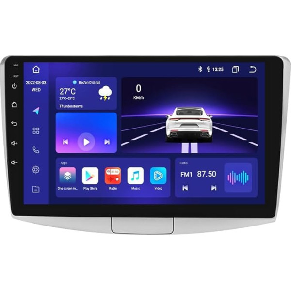 Android 12 Auto radio 10 collu skārienjūtīgais ekrāns 8 kodolu VW Passat B6 B7 (2010-2015) Magotan CC (2010-2015) ar WiFi CarPlay/Android Car Bluetooth DAB+ OBD2 RDS OPS SWC DSP 4GB + 32GB