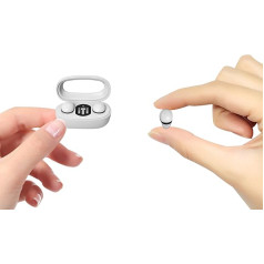 Mini Bluetooth austiņas Bezvadu mazas neredzamas bezvadu mini austiņas austiņas austiņas mazām ausīm Bezvadu austiņas ausu aizbāžņi Austiņas paslēptas auss austiņās bez kabeļa