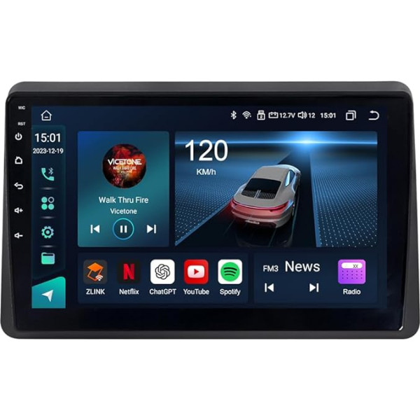 ACAVICA 4+64GB Android 13 Autoradio für Renault Master Opel Movano B Stereo 8-Core GPS Navi mit Wireless CarPlay Android Auto Bluetooth 4G LTE WiFi