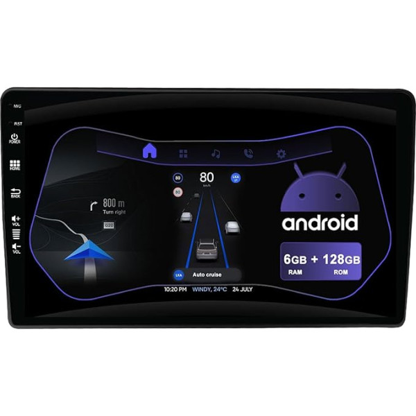 MISONDA 6GB+128GB Android auto radio priekš Audi A4 S4 RS4 B6 B7 2000-2008 Auto radio Carplay GPS Bluetooth WiFi FM AM RDS RDS stūres kontrole aizmugures skata kamera