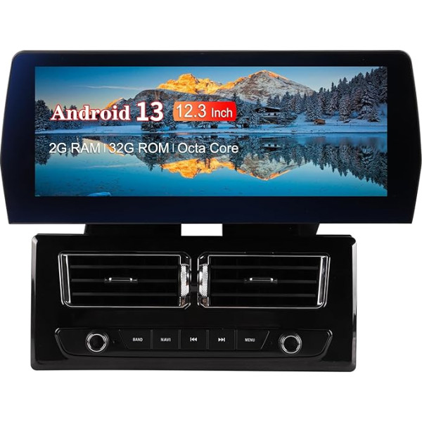 DDKUS Auto radio BMW E39, Android 13 Auto radio ar GPS navigāciju, 12,3 collu skārienjūtīgais ekrāns BMW E39 Radio atbalsts Carplay Android Auto RDS DSP BT WiFi DVR DAB+