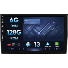 Android 12 auto radio piemērots Fiat Bravo 2007-2012 - [6G + 128G] - Iebūvēts DSP/Carplay/Android auto kameras MIC - 9 collas - Stūres vadība WiFi BT Fast Boot 360 kamera