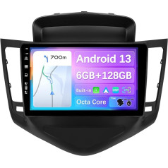 JOYX - [6G+128G] - Android 12 IPS auto radio piemērots Chevrolet Cruze (2009-2014) - Bezvadu CarPlay/Android Car/DSP - Kamera un mikrofons - 9 collu 2 DIN - DAB stūres vadība WiFi Fast Boot 360 kamera 4G