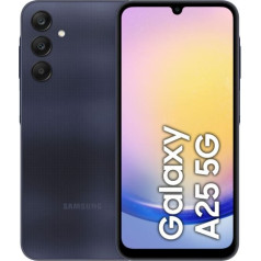 Galaxy a25 5g 6/128 gb juodas išmanusis telefonas