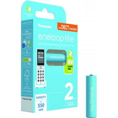 Eneloop аккумуляторная батарея lite aaa 550 mah 2 шт dect