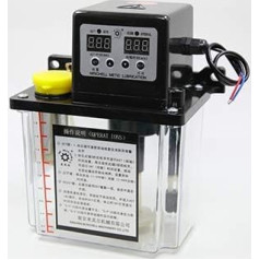 NEWTRY Automātiskais eļļošanas sūknis Oiler 110 V 1,8 L Elektromagnētiskais eļļošanas eļļas sūknis ar ciparu vadību, elektriskais ar manometru darbgaldiem, vītņu frēzēm, ierobežojošām ķēdēm, zobratu utt.