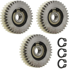 3pcs 36T Electric Scooter Gear, 38 mm Outer Diameter, Strong Steel, Lightweight Electric Scooter Part, 36 Teeth Gear for Electric Scooter, Electric Scooter Replacement Part