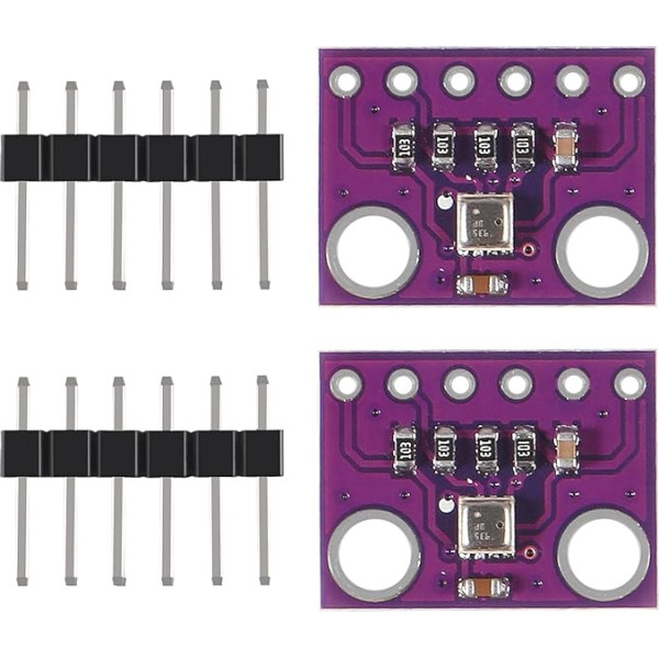 BME 280 3.3 V temperatūras mitruma atmosfēras gaisa spiediena sensora modulis GY-BME280-3.3 IIC I2C Breakout Board Pack of 2