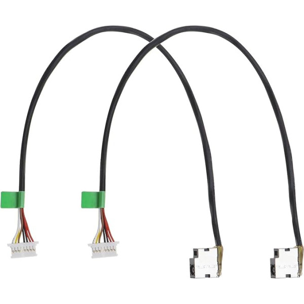 2 x elastīgs līdzstrāvas spraudņa doka savienotājs, saderīgs ar Pavilion 14-AX 14-CB 15-CC 15-CD 15-CS 15-CW 17-G