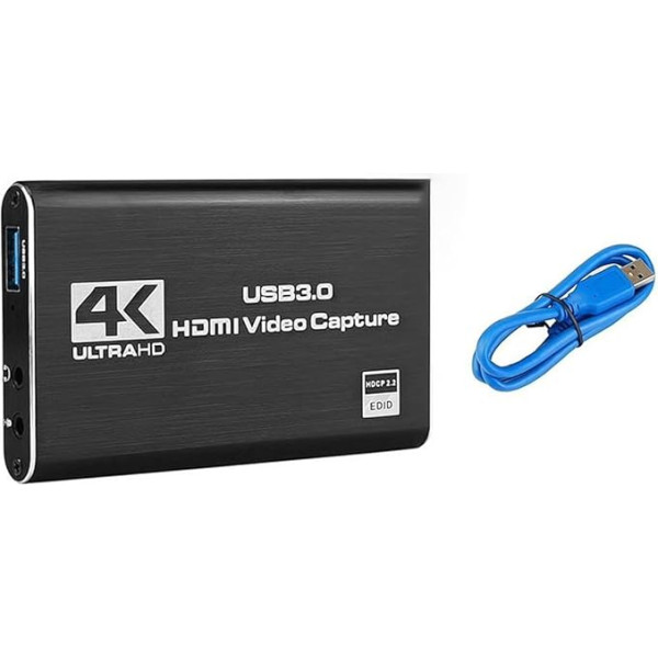 Tiardey 4K video ierakstīšanas karte HDMI USB 3.0 video ierakstītājs 1080P spēļu ierakstīšanai