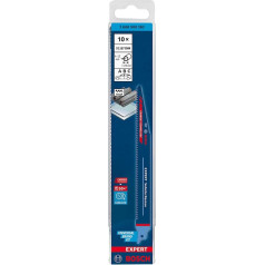 Bosch Professional 10 x Expert 'Vehicle Rescue' S 1157 CHM atgriezeniskā zāģa asmens (Stiklam, izturīgam tēraudam, garums 225 mm, atgriezenisko zāģu piederumi)