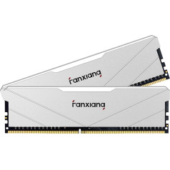 fanxiang DDR4 RAM 16GB (2x8GB) 3200MT/s, CL16, 1.2V, AMD & Intel XMP 2.0 - balta krāsā