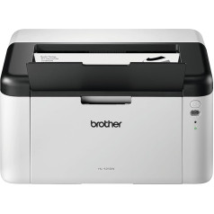 Brother HL-1210W , Monochrom, Kompakter S/W-Laserdrucker weiß/dunkelgrau