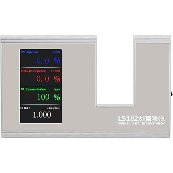 UV-Messgerät 182 UV-Transmissionsmessrät, 950 nm, 1400 nm und vollständis IR-Transmissionsmessrät, Filmtransmissionsmessrät Schnelle Messgeschwindigkeit