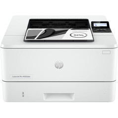 HP Laserjet Pro 4002dne daudzfunkcionālais lāzera printeris (printeris, skeneris, kopētājs, Wi-Fi, LAN, abpusējs, Airprint, ar HP+ uzņēmējdarbībai) - balts