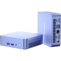 GEEKOM AX7 Pro AI Mini PC, AMD Ryzen 9 7940HS (8 kodoli, līdz 5,2 GHz) Mini spēļu dators Windows 11 Pro, DDR5 32 GB, 2 TB SSD, AI Ready, Radeon 780M, Wi-Fi 6E, BT 5.2, 8K, kompakts un jaudīgs