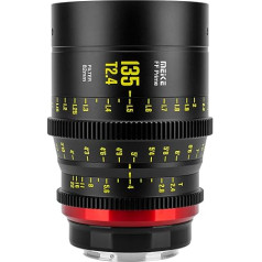 Meike 135 mm T2.4 pilna kadra platleņķa objektīvs ar manuālu fokusēšanu Canon EF montāžai un kinokamerām ZCAM E2-F6, E2-F8, Canon EOS C500 Mark II un S35 EOS C100 Mark II, EOS C200, Zcam E2-S6 6K