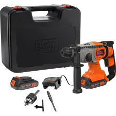 Black+Decker BCD900M1K-QW 1.2J SDS + bezvadu āmurs 18V - 4Ah