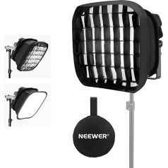 NEEWER Softboksa difuzors RGB1200 LED video gaismas panelim, 16,5 x 14,6/42 x 37 cm, salokāms ar 