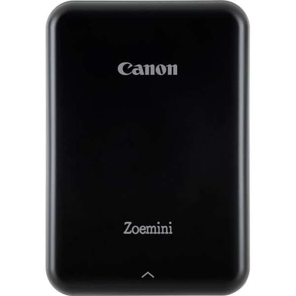 Canon Zoemini Mobile mini fotoprinteris (akumulators, 5 x 7,5 cm fotogrāfijas, ZINK drukāšana bez tintes, mobilajiem tālruņiem iOS un Android, izmantojot blautooth, 160 g) melns